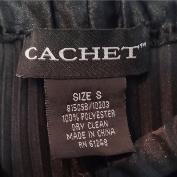 Cachet Skirt Pleated Evening Elegant Skirt Small - Picture 6 of 6